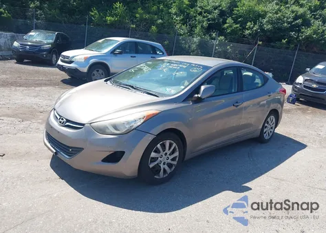 2012 Hyundai Elantra Gls from USA, damaged, VIN 5NPDH4AE3CH135427